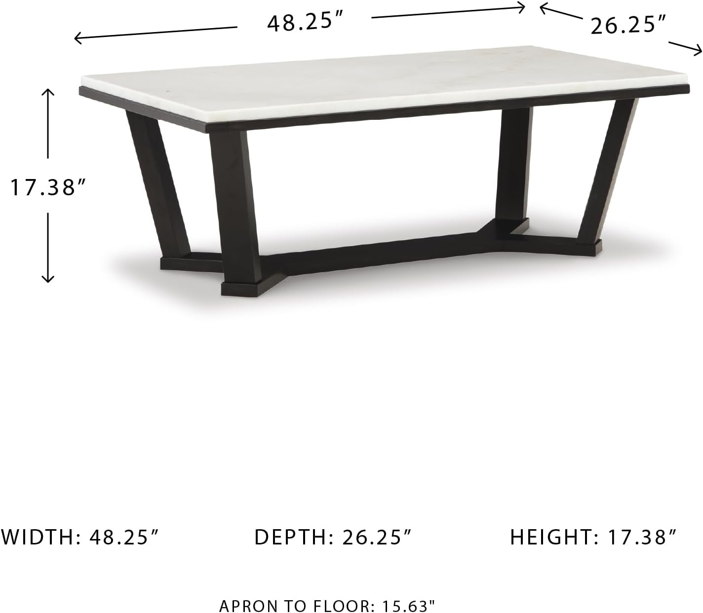 Fostead Marble Top Coffee Table