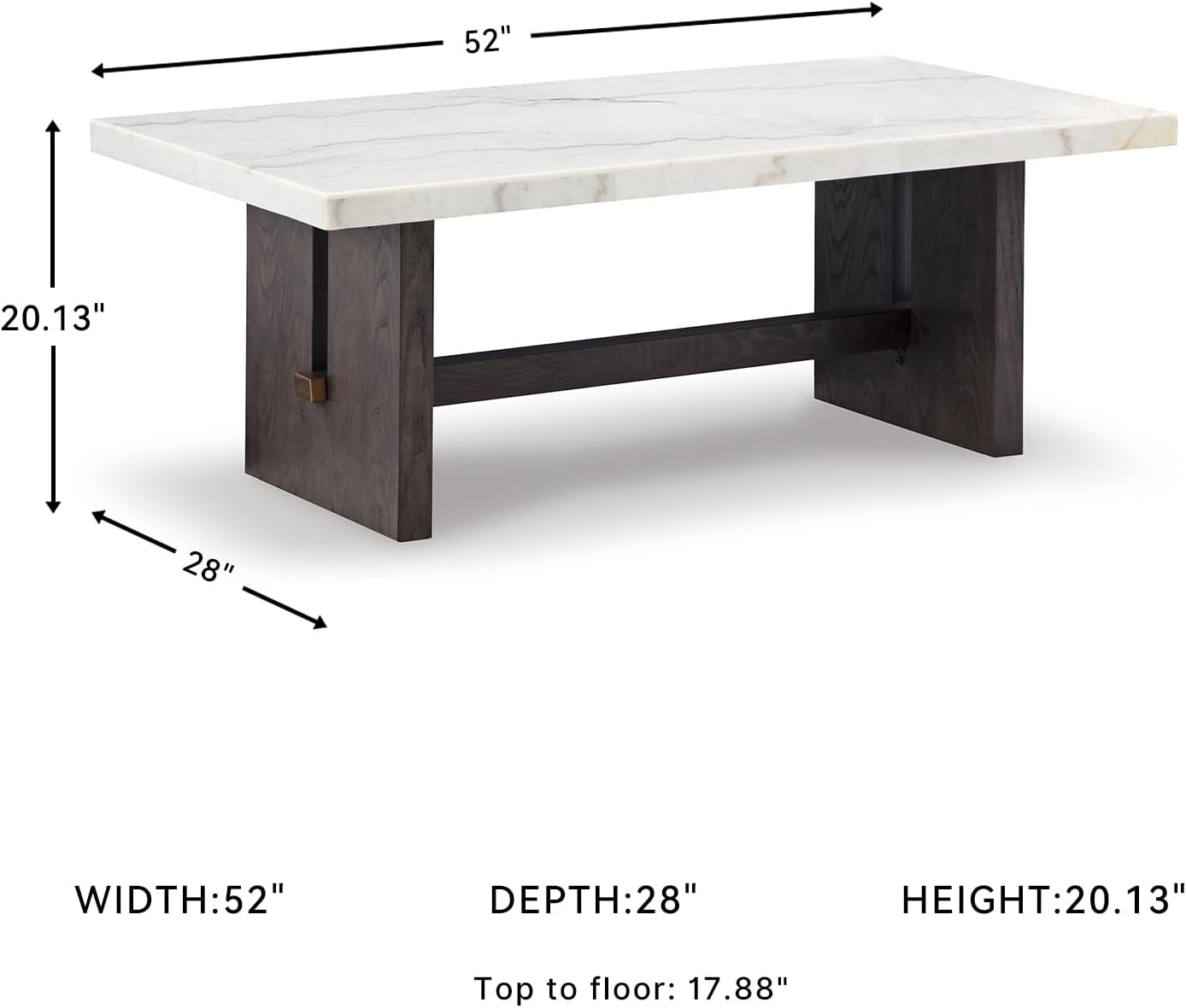 Design Burkhaus Marble Top Coffee Table
