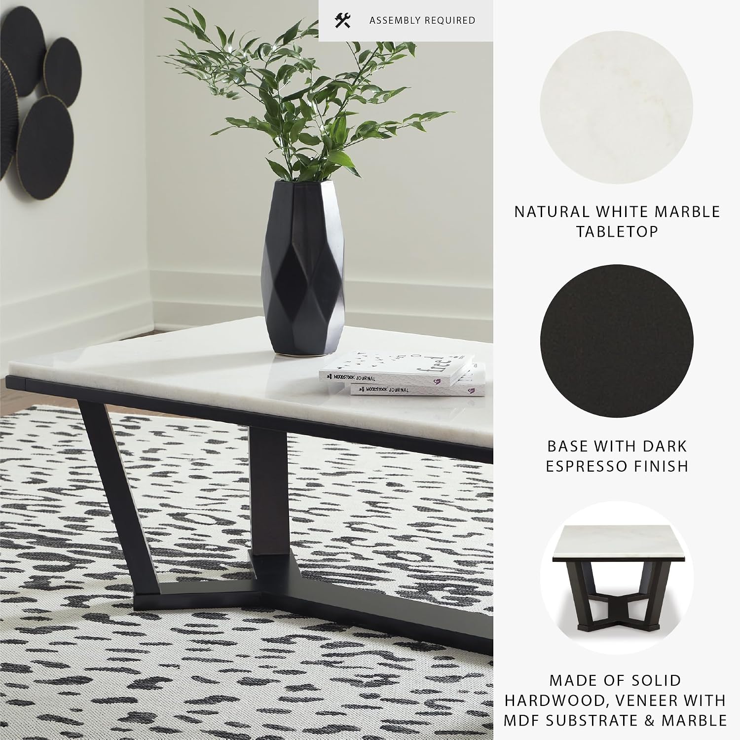 Fostead Marble Top Coffee Table