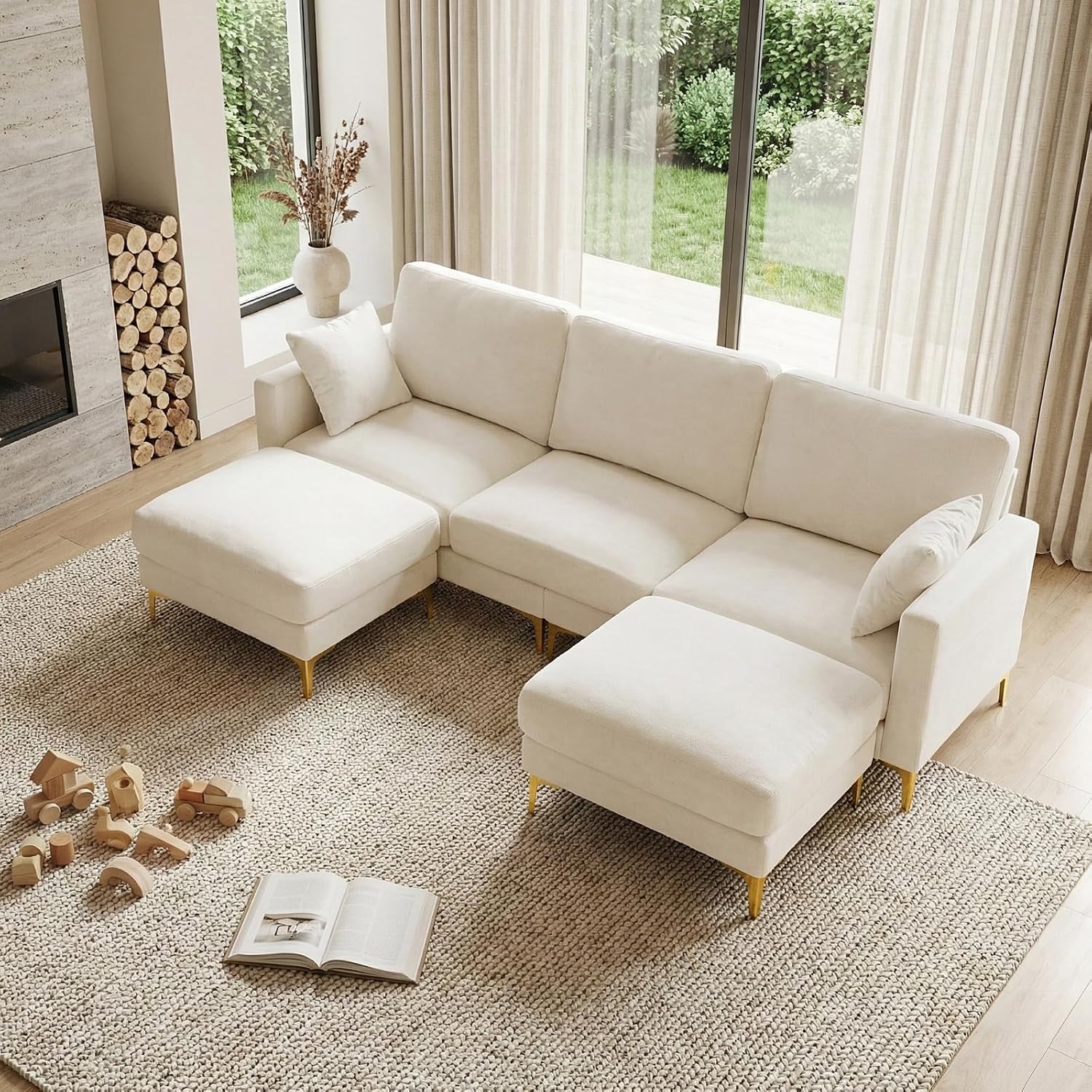 Shaped Cloud Sectional Sofa