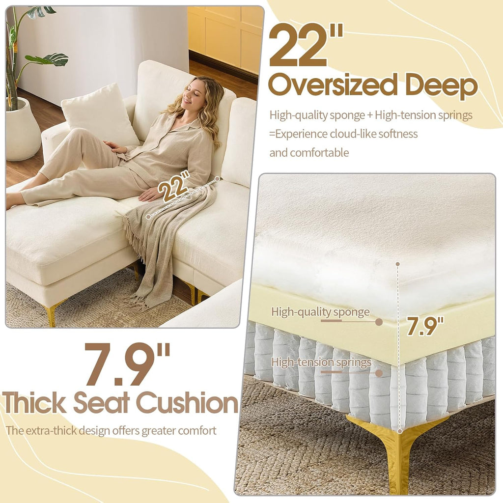 Shaped Cloud Sectional Sofa