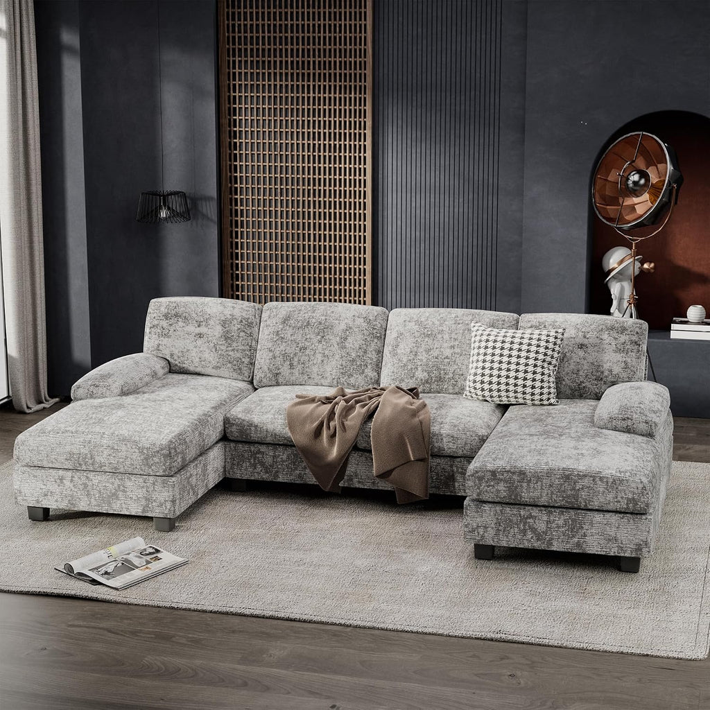 Shaped Modular Sectional Sofa